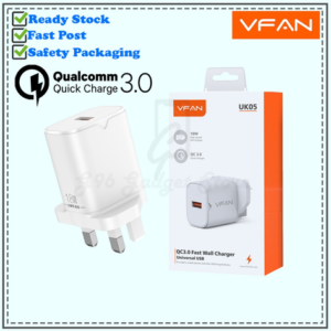 VFAN UK05 - QC 18W Fast Wall Charger