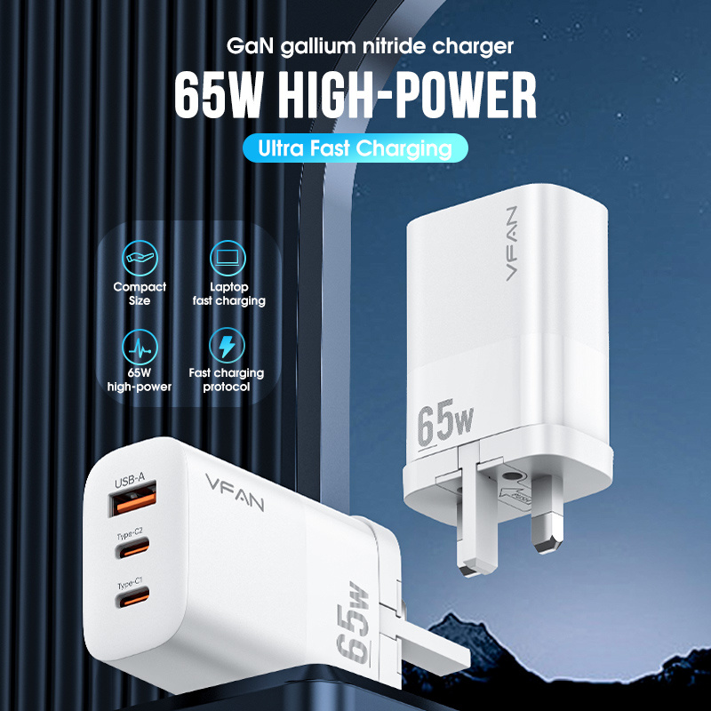 VFAN UK08 - 2C+A 65w fast charger - Image 2
