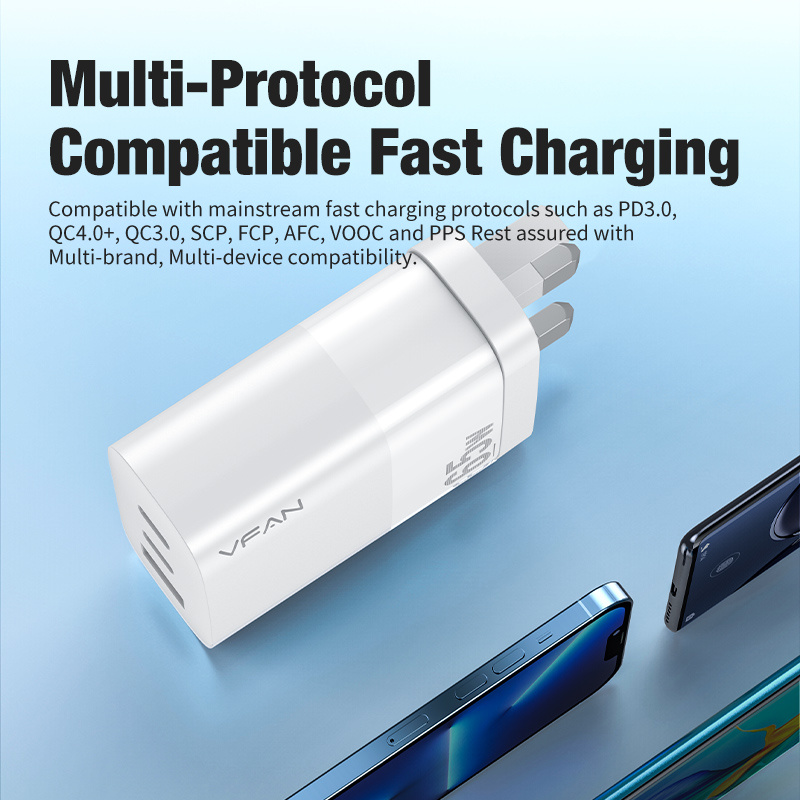 VFAN UK08 - 2C+A 65w fast charger - Image 3
